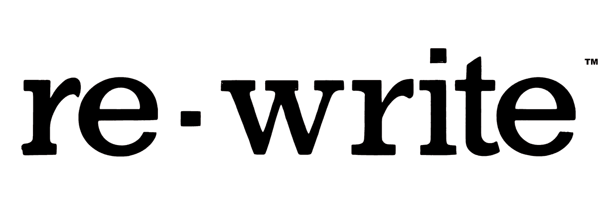 re-write AI logo